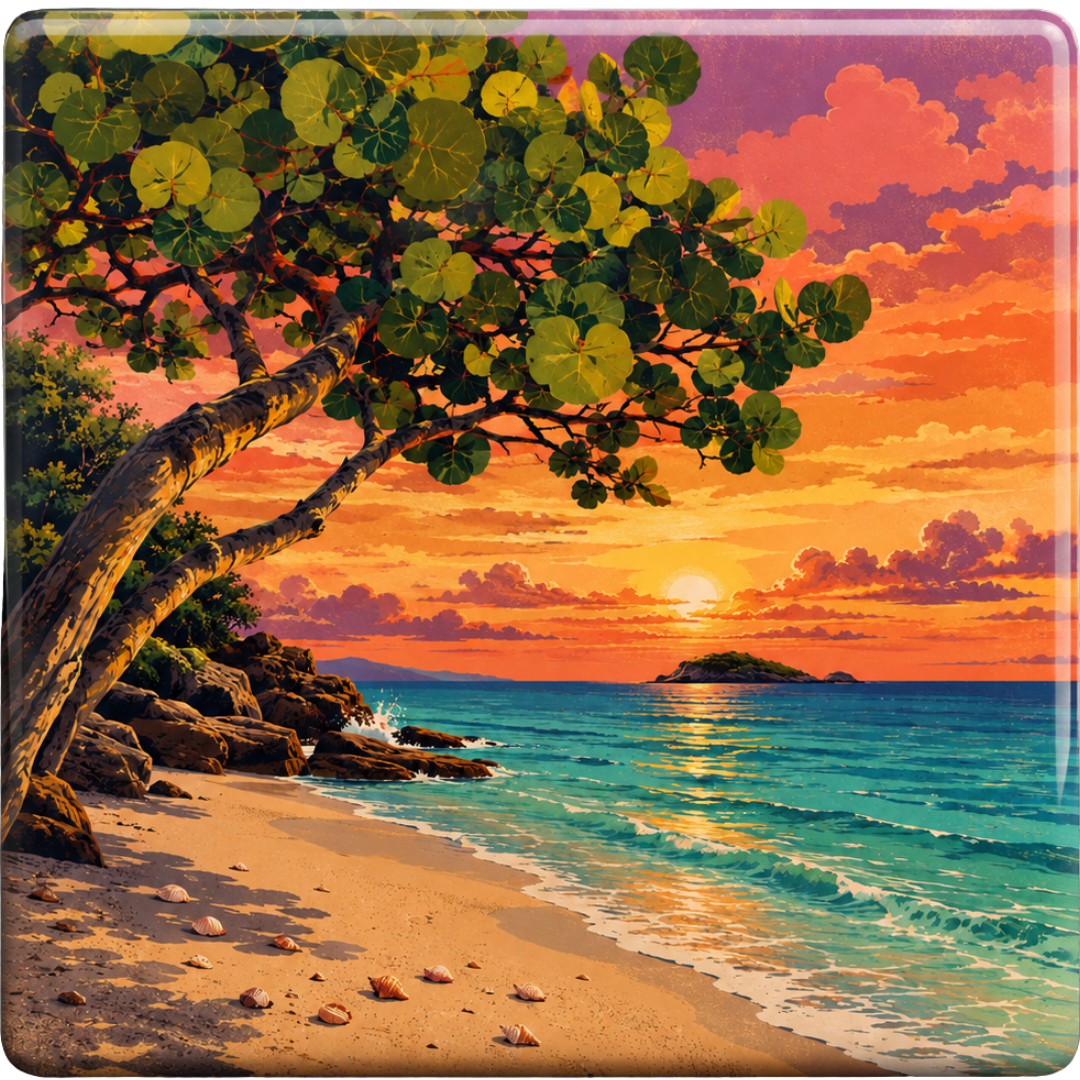 Atardecer en la Uva Playera