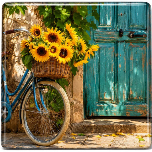 Girasoles junto a la Puerta Turquesa