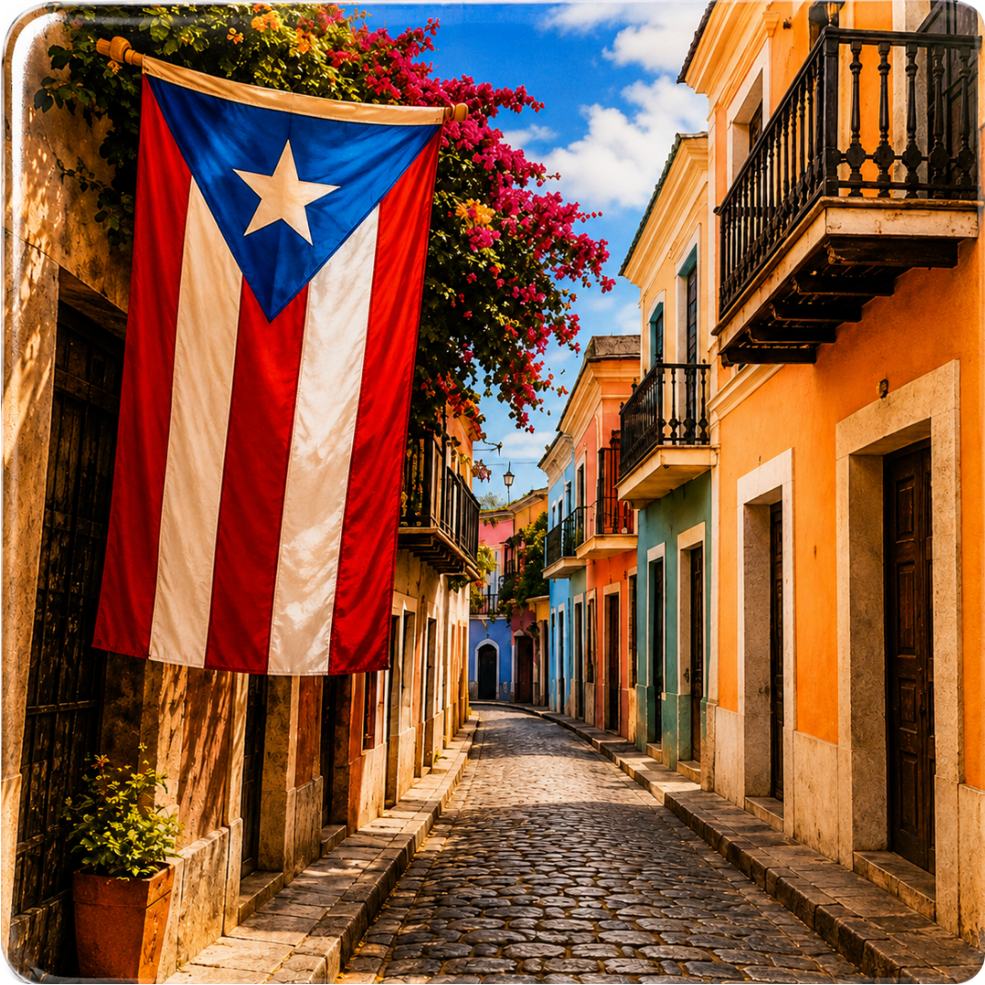 Puerto Rican Colonial Street