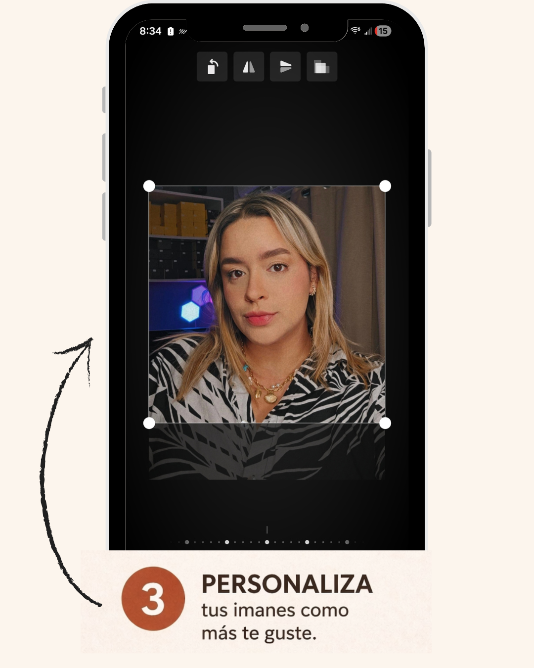 (10) Imanes Personalizados 2x2