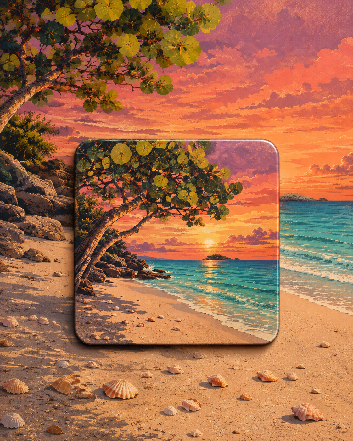 Atardecer en la Uva Playera