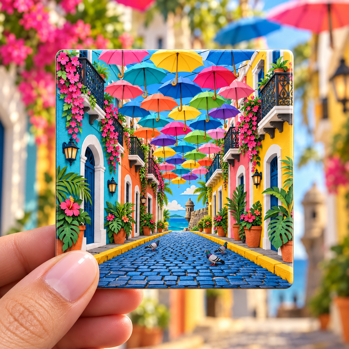Sombrillas Del Viejo San Juan