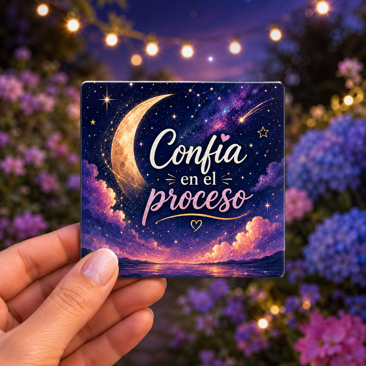 Confía en el proceso bajo la luna