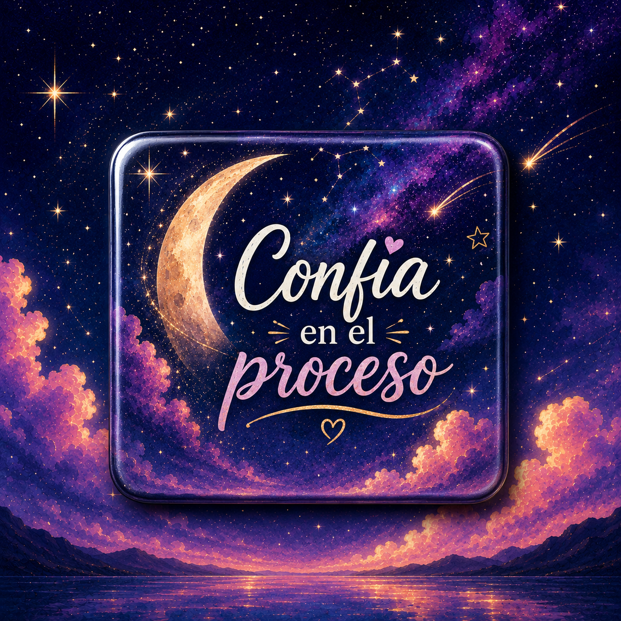 Confía en el proceso bajo la luna