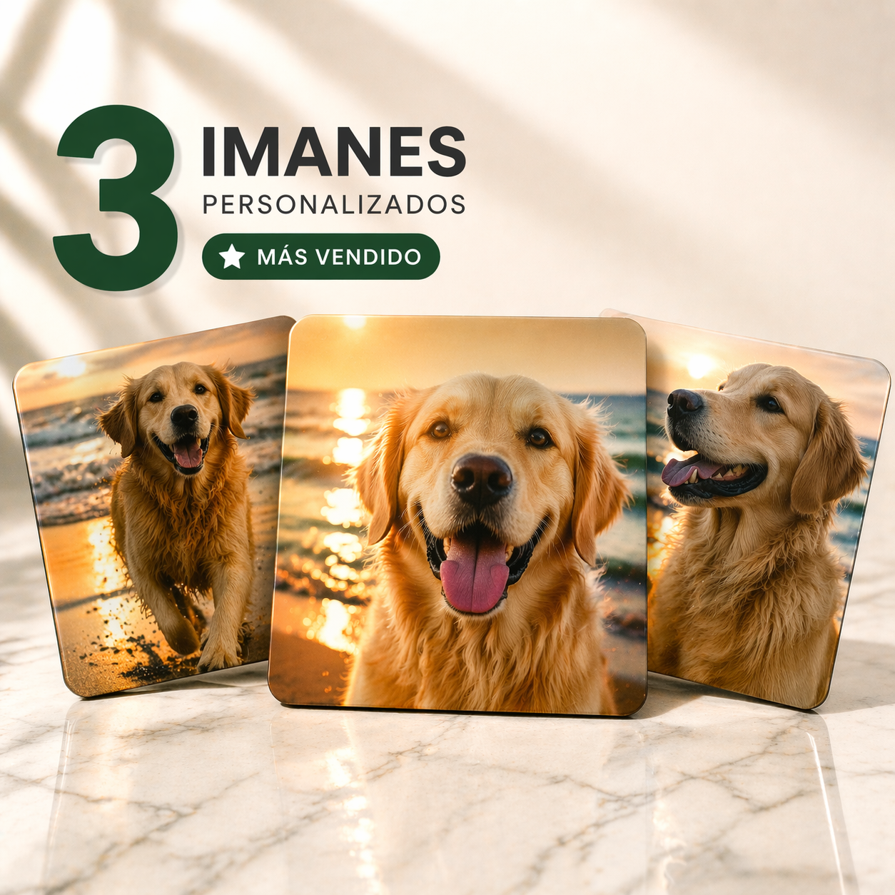 (3) Imanes Personalizados 2x2