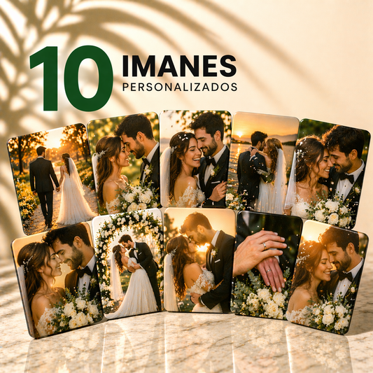 (10) Imanes Personalizados 2x2