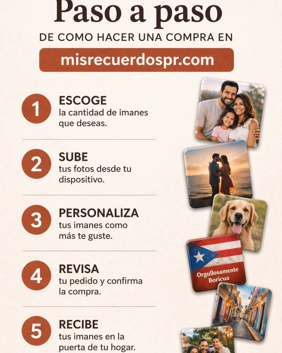 (3) Imanes Personalizados 2x2