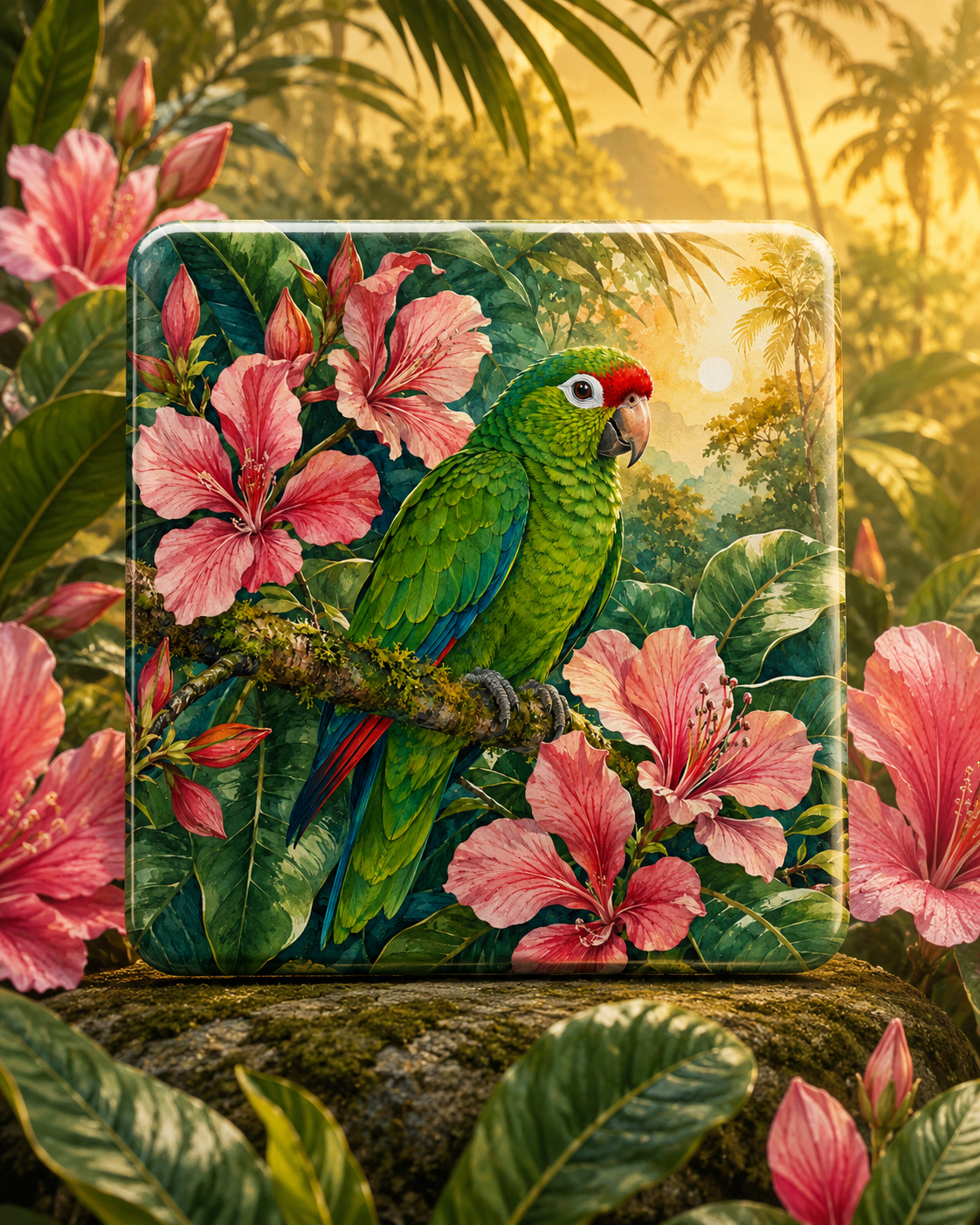 Cotorra y Flor de Maga